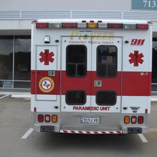 EVR004 - Custom Emergency Vehicle Reflective Striping & Chevron for Healthcare