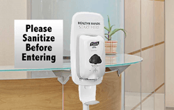 Image360 provides Hand Sanitizer Stations for your COVID-19 vaccine distribution effort