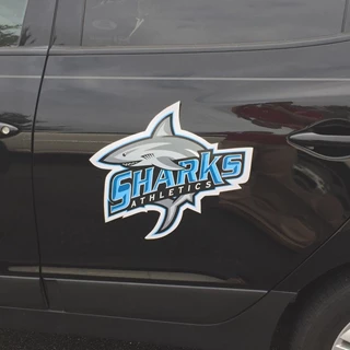 St. James High School Sharks Athletics Car Magnet